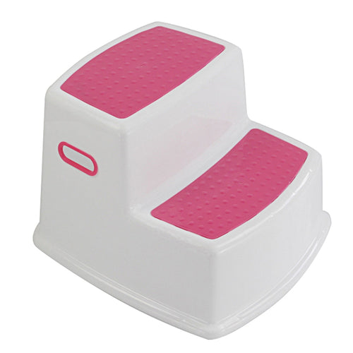 2 Step Stool for Kids Toddler Stool for Toilet Potty Training Slip Bathroom Kitchen HUG-Deals