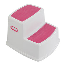 Load image into Gallery viewer, 2 Step Stool for Kids Toddler Stool for Toilet Potty Training Slip Bathroom Kitchen HUG-Deals