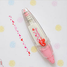 Load image into Gallery viewer, Fashion Stationery Cute Little Fluorescent Push Tape Push Lace Correction With Decoration Student Gifts
