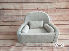 Load image into Gallery viewer, Newborn Photography Baby Sofa Mini Posing Baby Seats Newborn Full Moon Photo Props Soft Kids Chair Unisex Posing Sofa Baskets