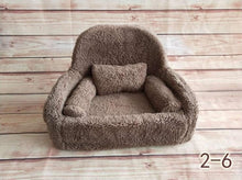 Load image into Gallery viewer, Newborn Photography Baby Sofa Mini Posing Baby Seats Newborn Full Moon Photo Props Soft Kids Chair Unisex Posing Sofa Baskets