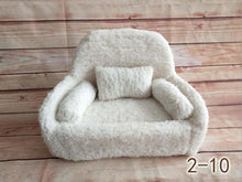 Load image into Gallery viewer, Newborn Photography Baby Sofa Mini Posing Baby Seats Newborn Full Moon Photo Props Soft Kids Chair Unisex Posing Sofa Baskets