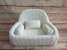 Load image into Gallery viewer, Newborn Photography Baby Sofa Mini Posing Baby Seats Newborn Full Moon Photo Props Soft Kids Chair Unisex Posing Sofa Baskets