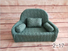 Load image into Gallery viewer, Newborn Photography Baby Sofa Mini Posing Baby Seats Newborn Full Moon Photo Props Soft Kids Chair Unisex Posing Sofa Baskets