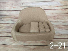 Load image into Gallery viewer, Newborn Photography Baby Sofa Mini Posing Baby Seats Newborn Full Moon Photo Props Soft Kids Chair Unisex Posing Sofa Baskets